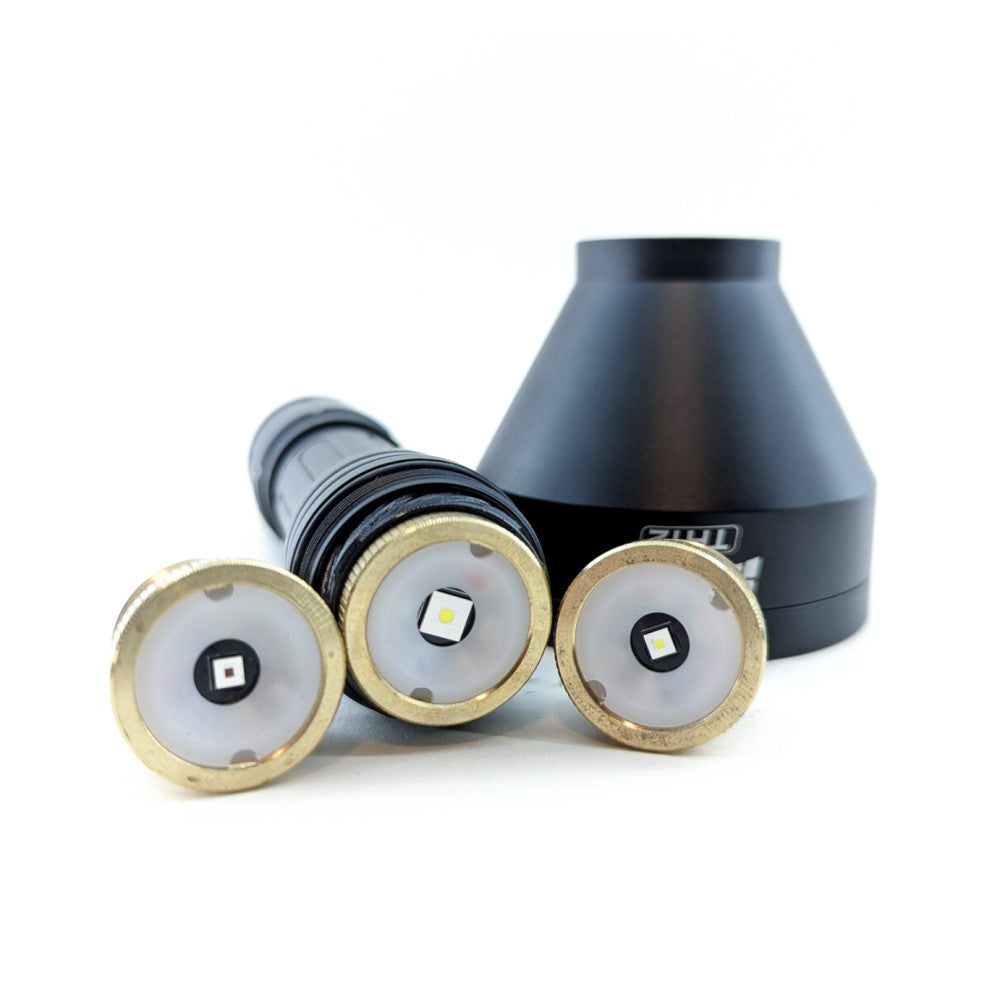 SPERAS TH12K 600 Lumen Rechargeable Focusable Hunting Flashlight Kit - 1680 Metres