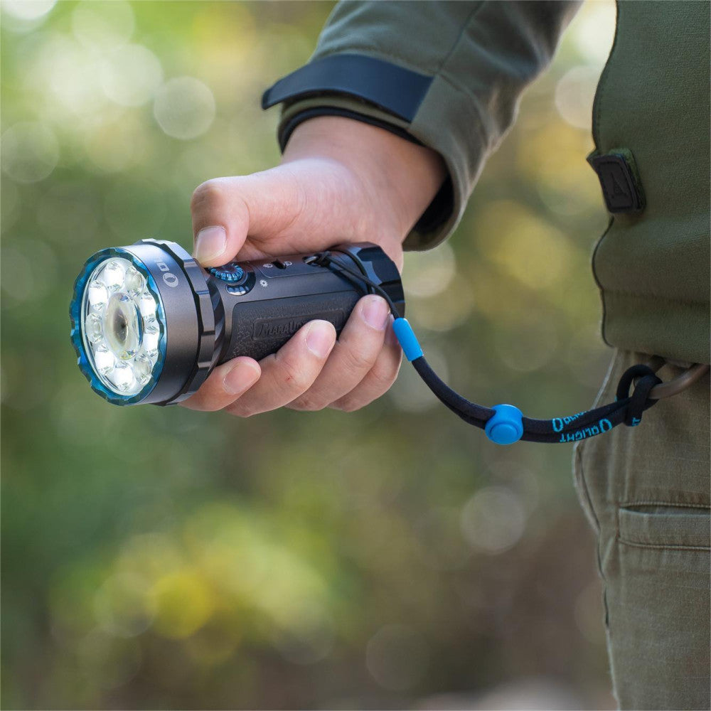 Olight Marauder Mini 7000 Lumen Rechargeable Flood/Spot Searchlight with RGB LEDs - 600 Metres