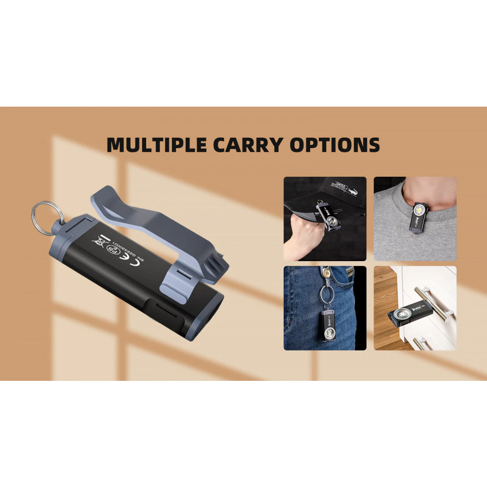 Wuben G2 500 Lumen Rechargeable Keychain Light