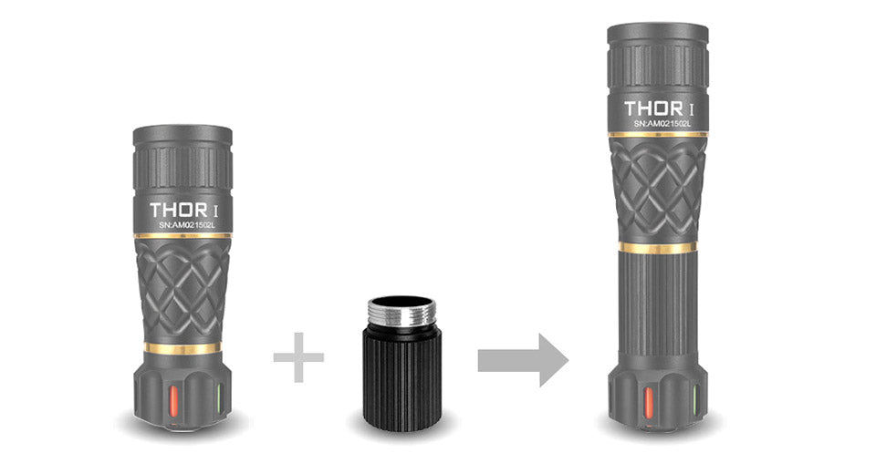 Lumintop Thor 1 LEP Flashlight 18650 Extension Tube