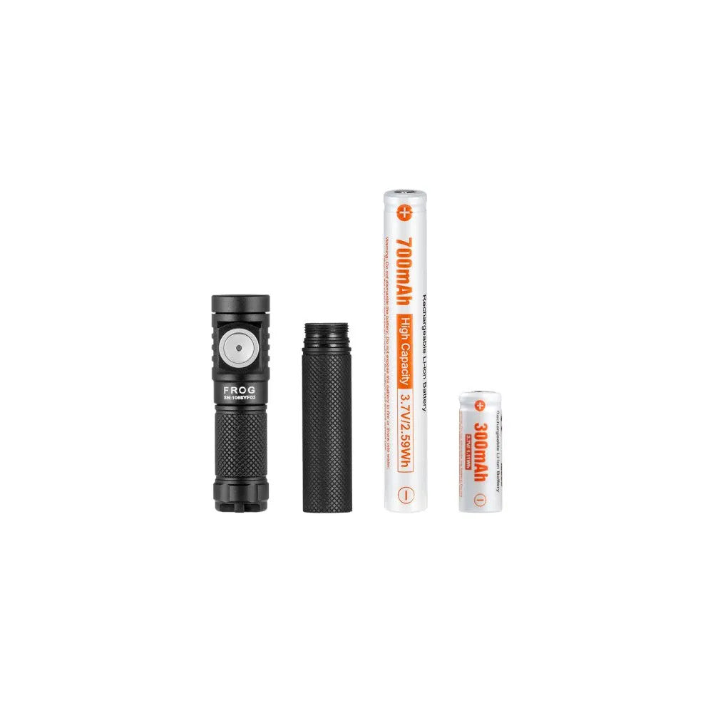 Lumintop Frog V3 700 Lumen Ultra Bright Rechargeable Keychain Flashlight - 150 Metres