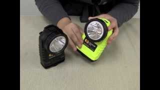 Pelican 3715 233 Lumen LED Safety Certified Right Angle Flashlight - 4AA
