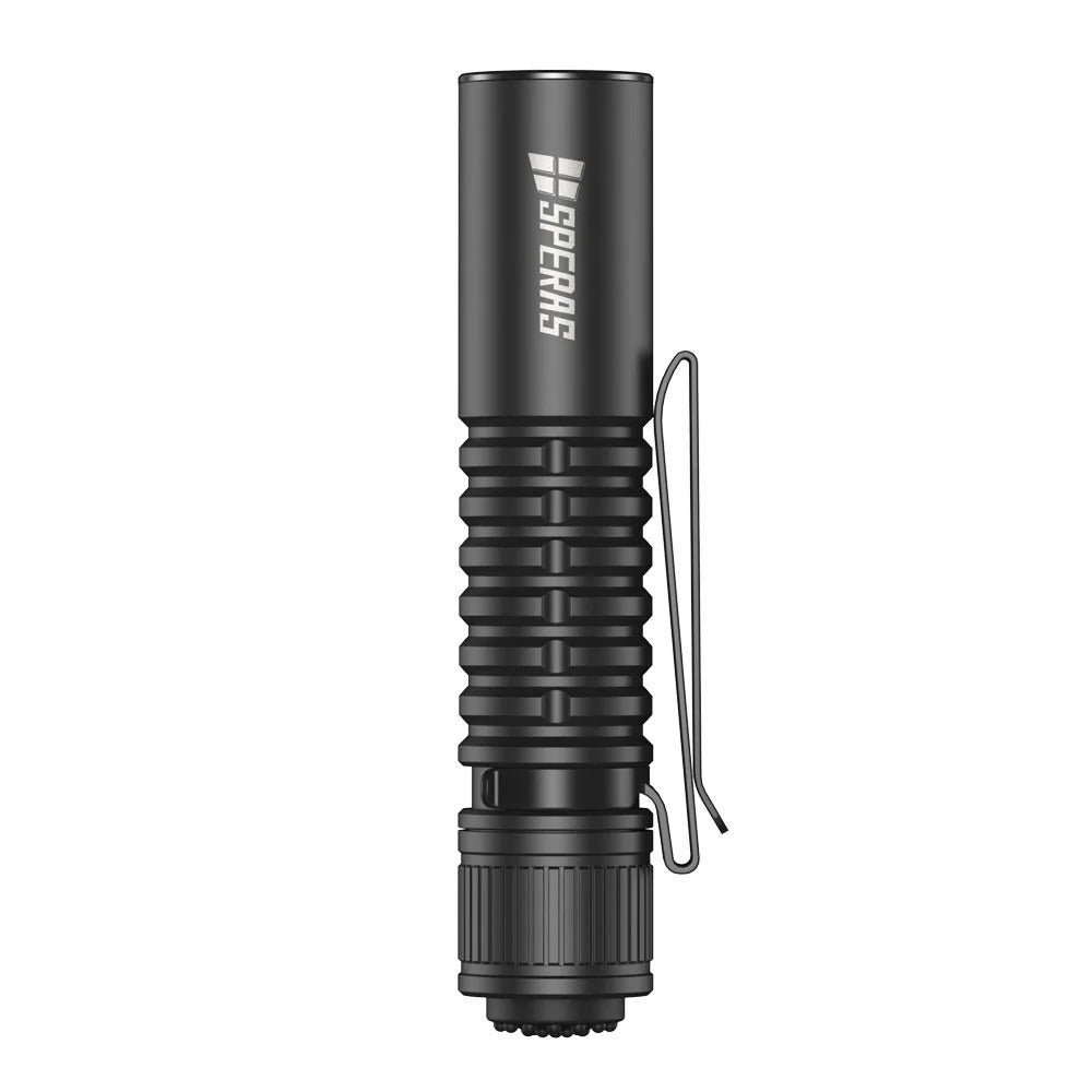 SPERAS EST SE Powerful EDC Tactical Flashlight – 1500 Lumens, 322 Metres