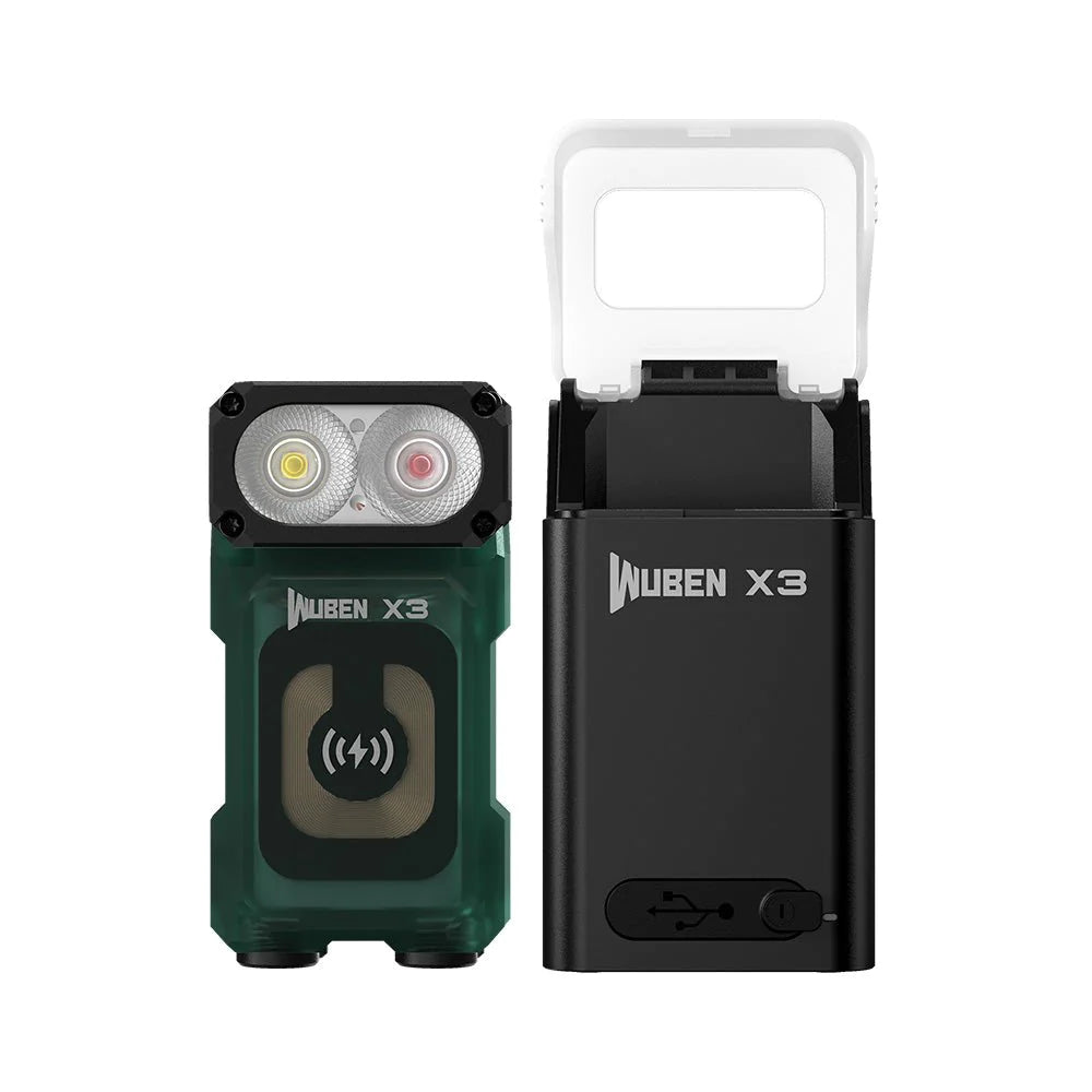 Wuben X3 700 Lumen Wireless Rechargeable High CRI EDC Flashlight - 120 Metres