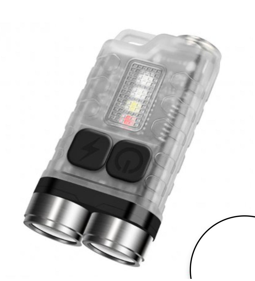 SPERAS V3 900 Lumen Rechargeable Multifunctional Keychain Flashlight - 100 Metres