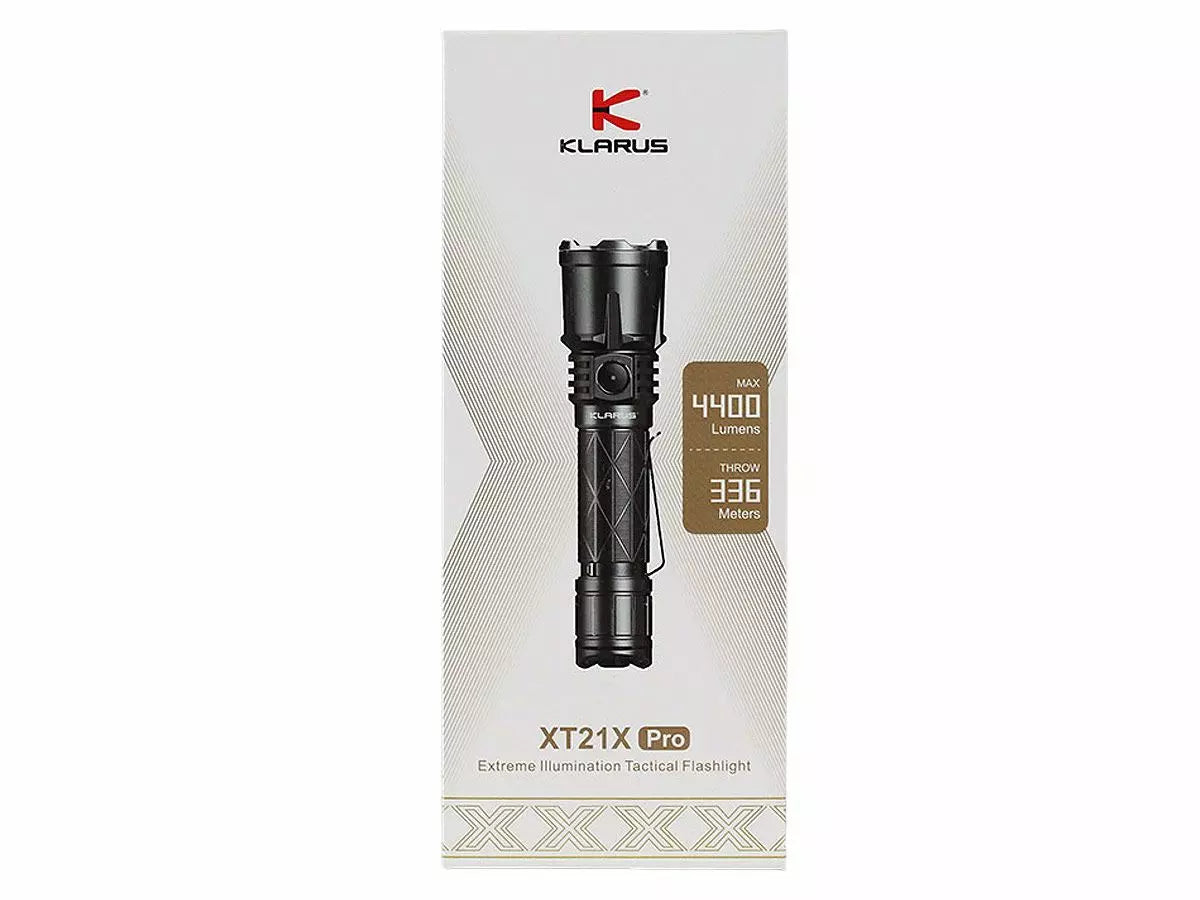 Klarus XT21X Pro 4400 Lumen Tactical Flashlight
