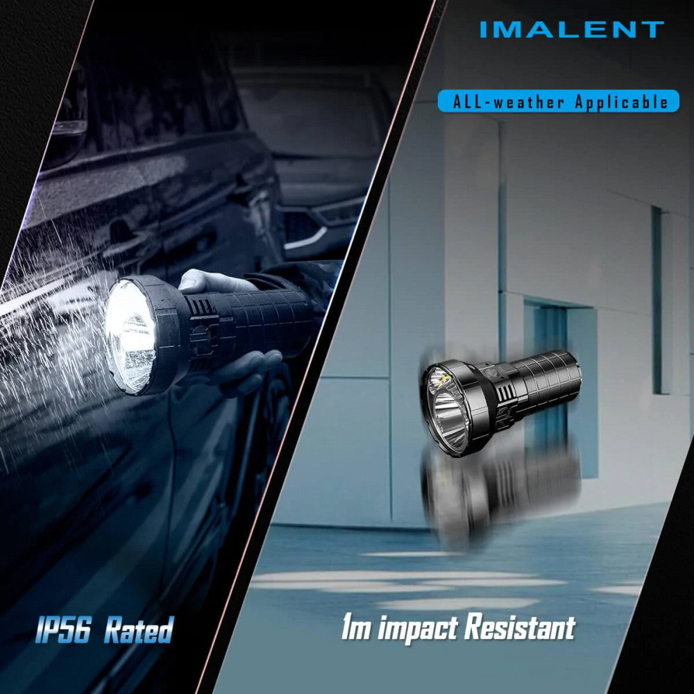 Imalent MR90 50,000 Lumen Rechargeable Spot and Flood Flashlight - 1586m