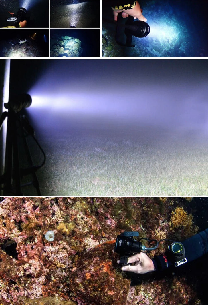 Hi-Max H01 3500 Lumen Slim Canister Diving Light