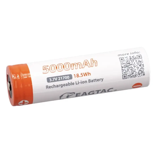 EagleTac 21700 5000mAh 3.7V Protected Li-ion Rechargeable Battery