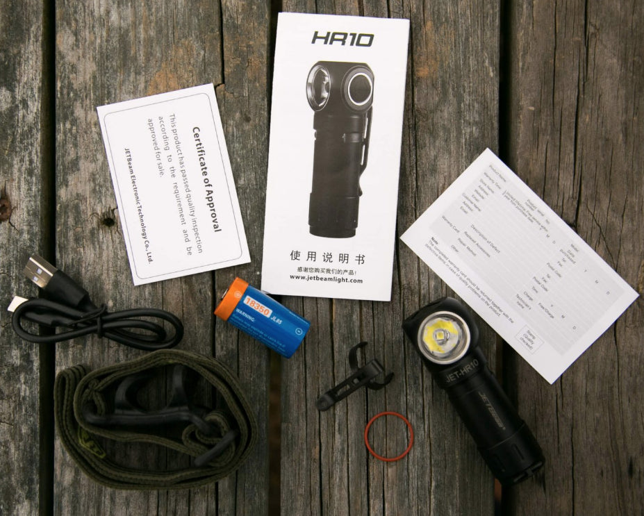 JETBeam HR10 700 Lumen Rechargeable Headlamp