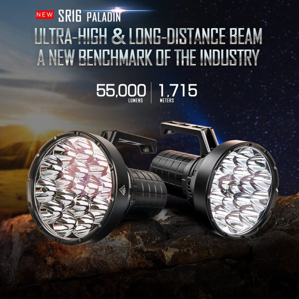 Imalent SR16 55,000 Lumen Rechargeable Searchlight - 1715m