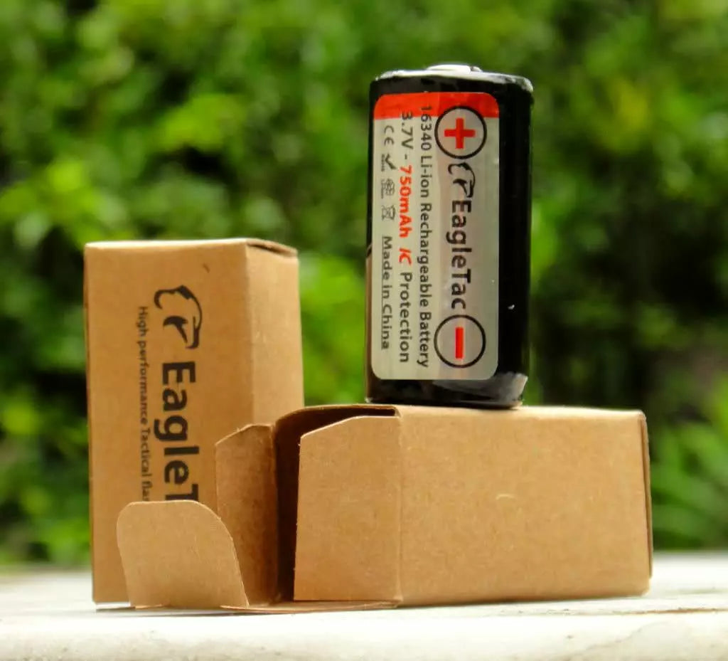 EagleTac 16340 Rechargeable Battery