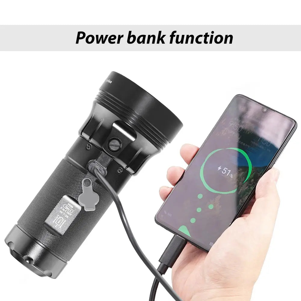 EagleTac MX3T-C 10,000 Lumen USB-C Rechargeable Flashlight/Power Bank