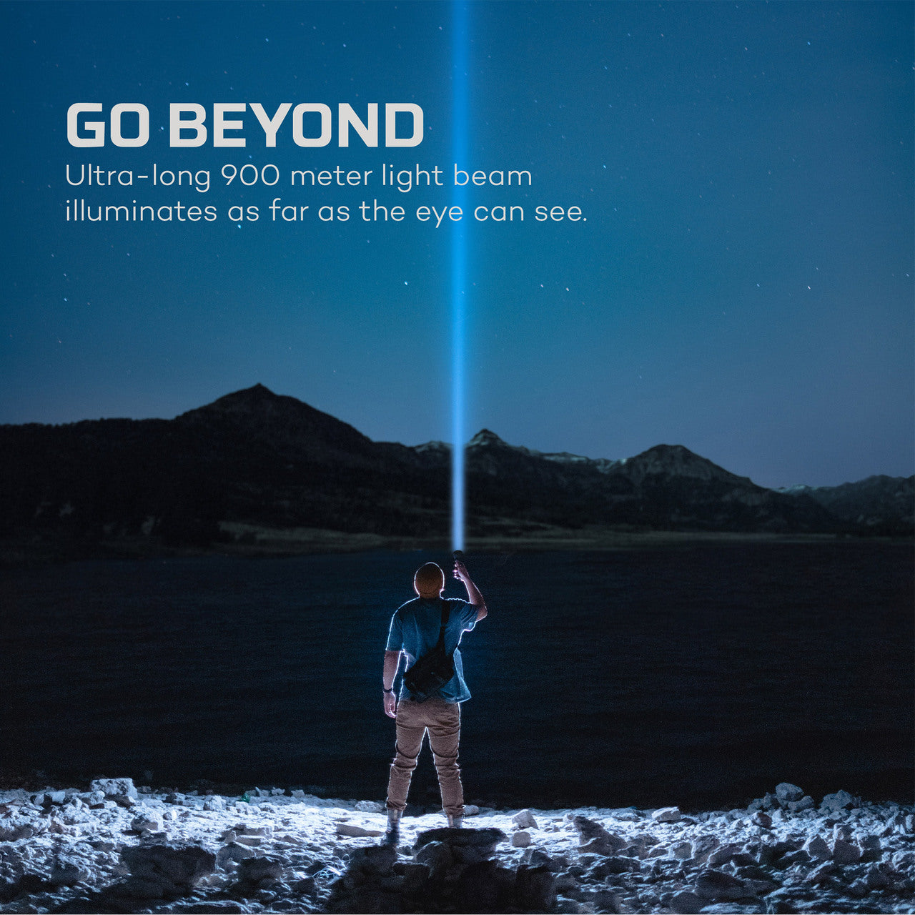 Nebo Luxtreme 500 Lumen USB-C Rechargeable Searchlight - 900 Metres