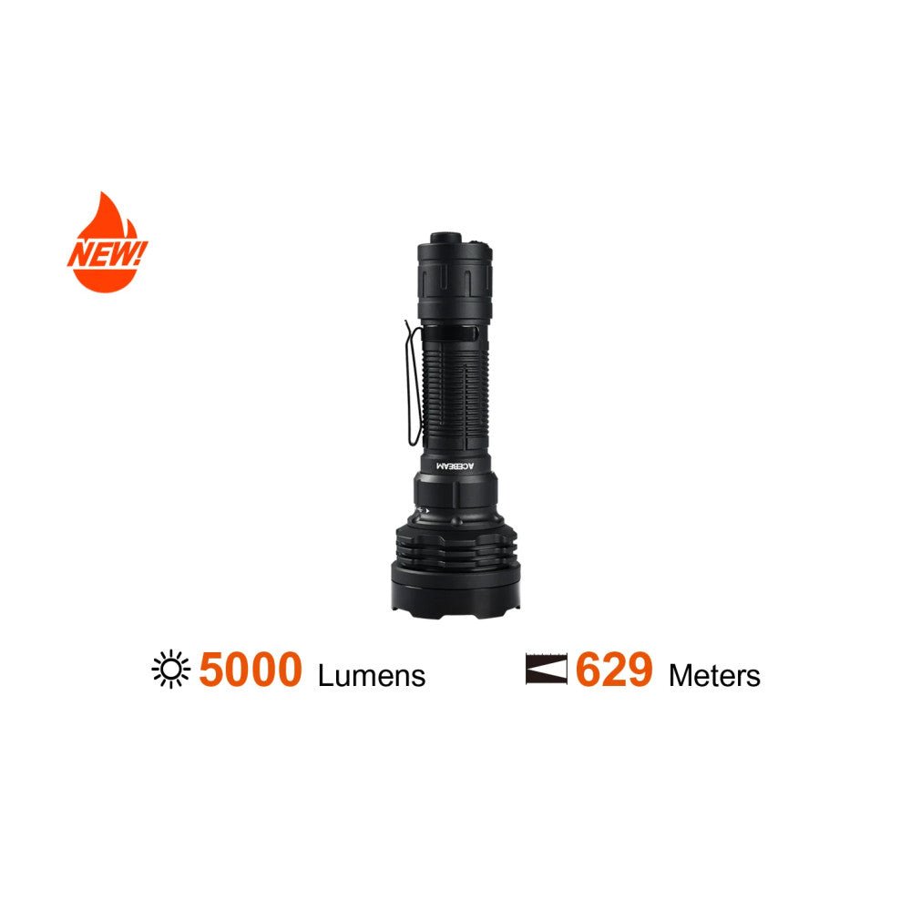 AceBeam Defender P18 5000 Lumen Tactical Flashlight - Torch Depot