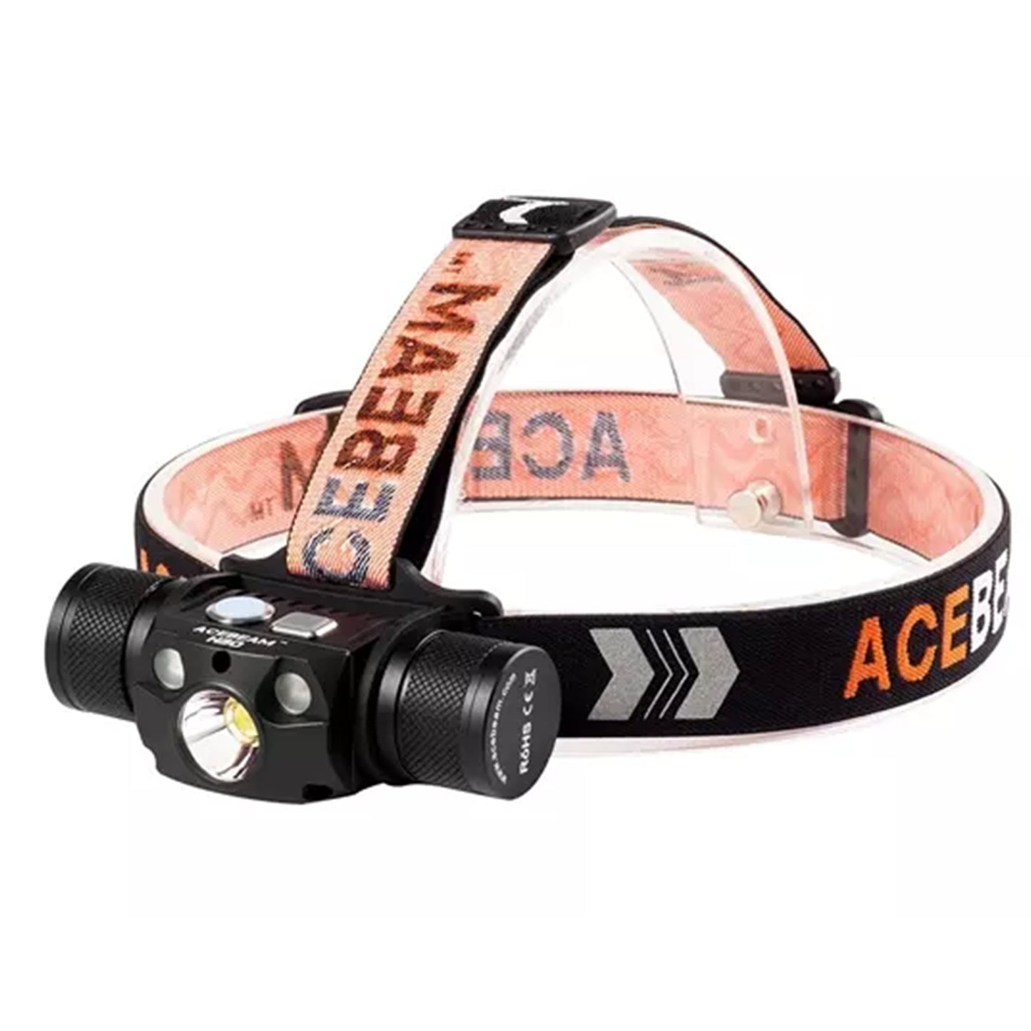 AceBeam H30 4000 Lumen Red and Green Rechargeable Headlamp - Torch Depot