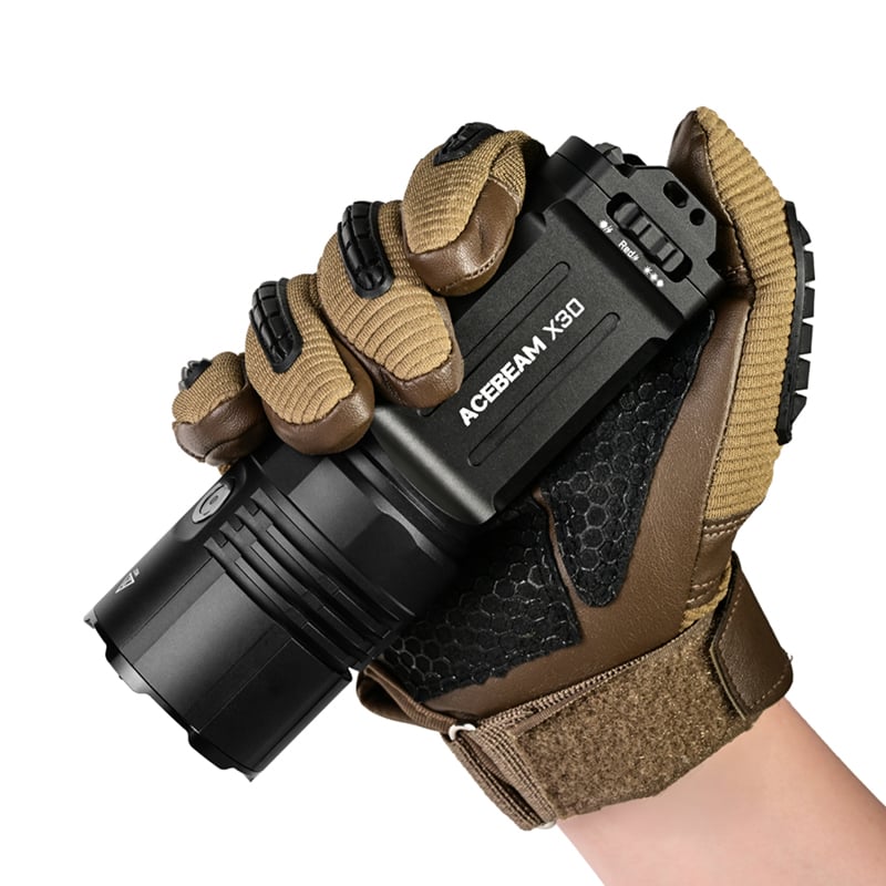 AceBeam X30 Compact Search Flashlight - 20,000 Lumens, 600 Metres