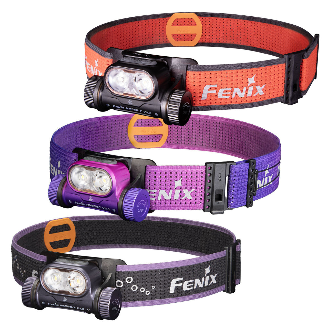 Fenix HM65R-T V2.0 1600 Lumen Headlamp + E04R Clip On EDC Light