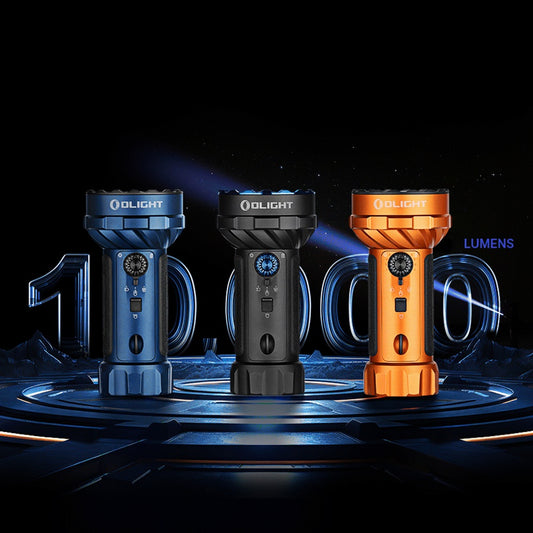 Olight Marauder Mini 2 Rechargeable High-Power Torch, Flood & Spot - 10,000 Lumens