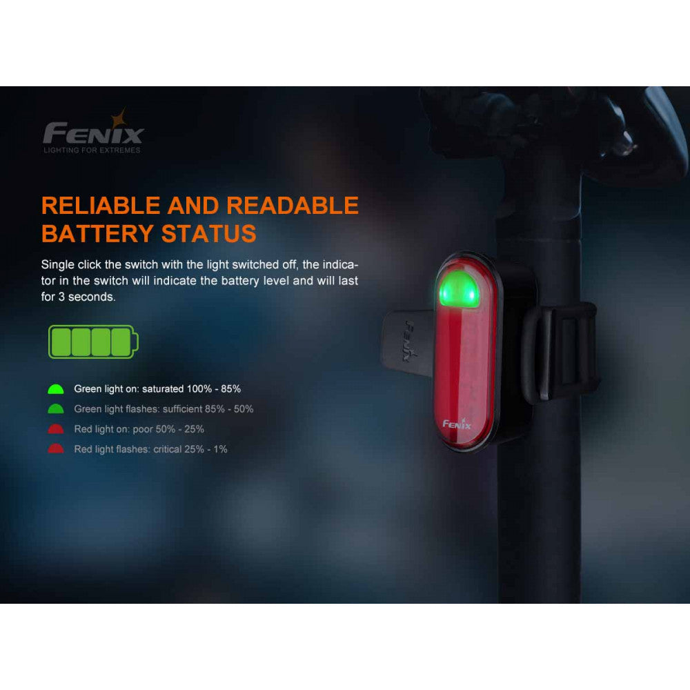 Fenix BC26R Rechargeable Bicycle Light - 1600 Lumens + FREE BC05R V2.0 Tail Light