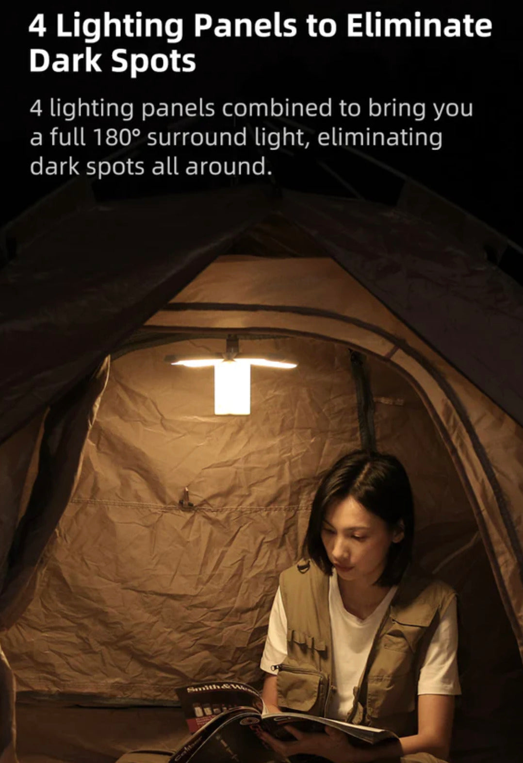 Klarus CL2 Pro Folding Camping Lantern + Flashlight + Power Bank (14,000mAh)