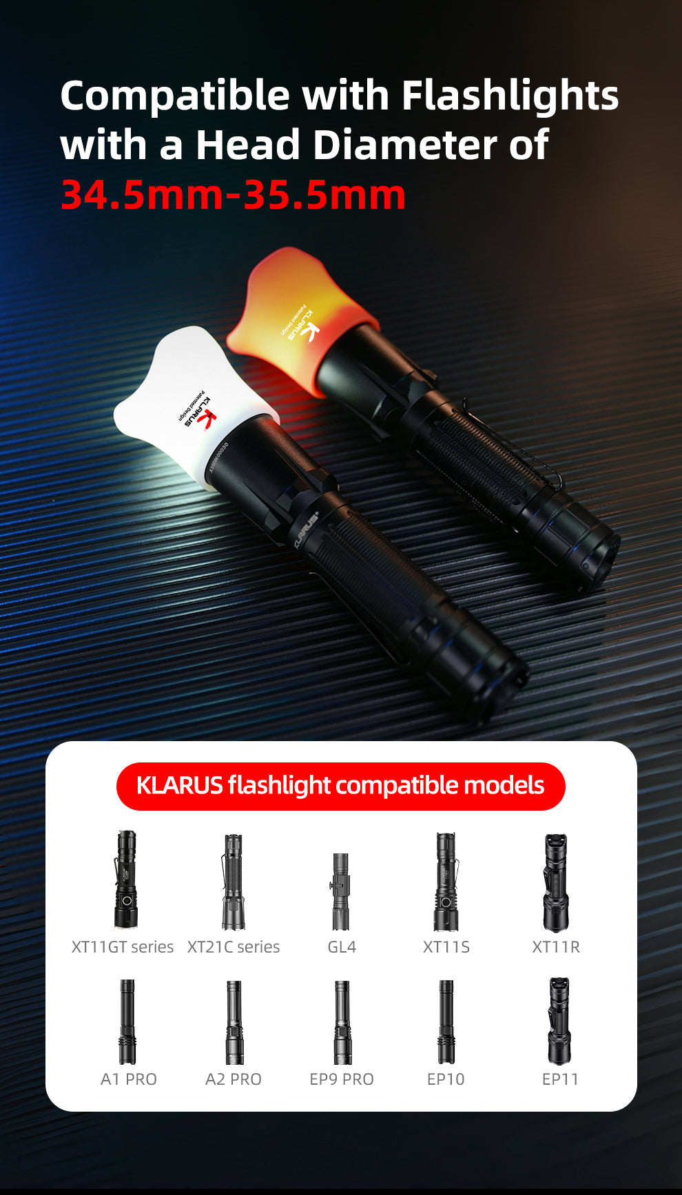 Klarus KTW5 White Lantern Dreamlike Diffuser