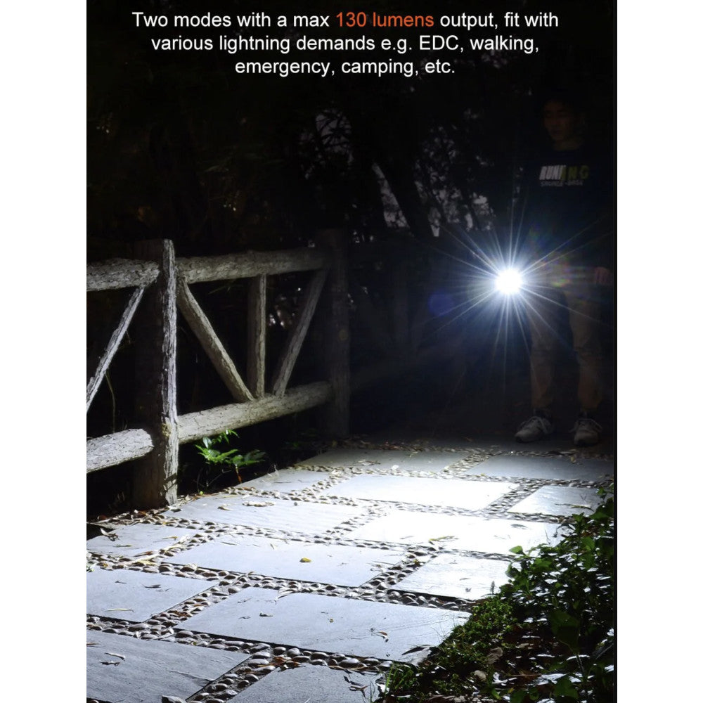 Lumintop EDC Pico V2.0 130 Lumen USB-C Rechargeable Keyring Flashlight - 40 Metres