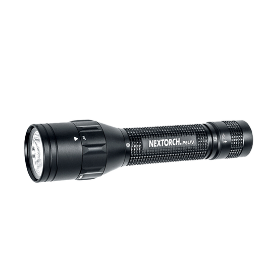 NEXTORCH P5UV Dual Light Flashlight - 800 Lumens and 365nm UV