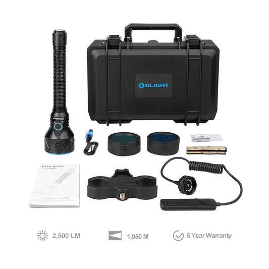 Olight Javelot Pro 2 2500 Lumen Rechargeable Hunting Kit - 1050 Metres