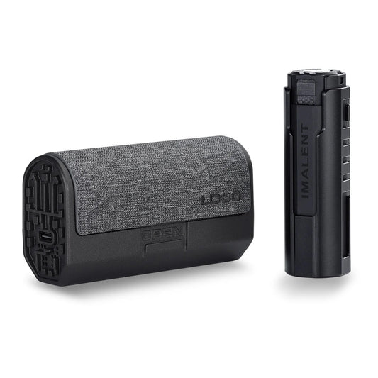 Imalent LD35 1200 Lumen Rechargeable EDC Flashlight with Wireless Charging Case (Black) - 328 Metres