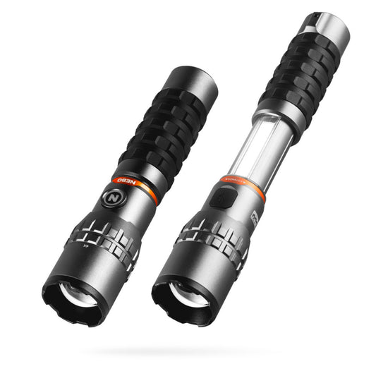 Nebo Slyde King 2K 2000 Lumen Rechargeable Zoomable Flashlight and Work Light - 409 Metres