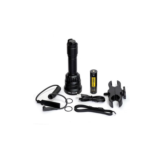 SPERAS TH4 800 Lumen Rechargeable 4-in-1 Zoomable Hunting Flashlight Kit - 739 Metres