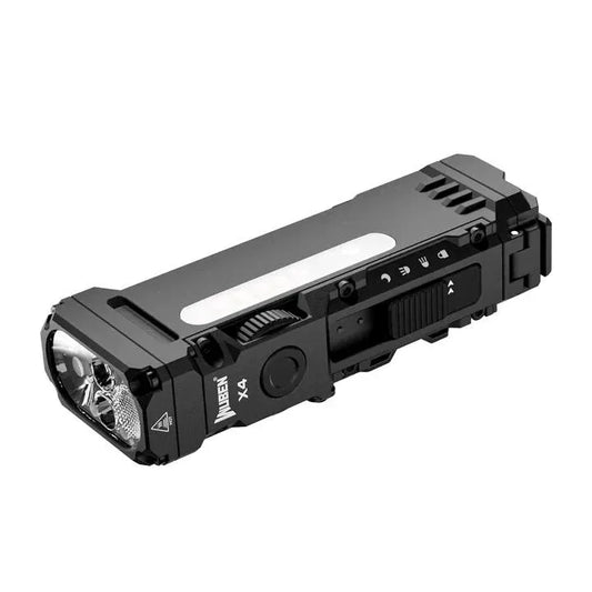 Wuben X4 1500 Lumen Compact EDC Flashlight - 205 Metres (Black)