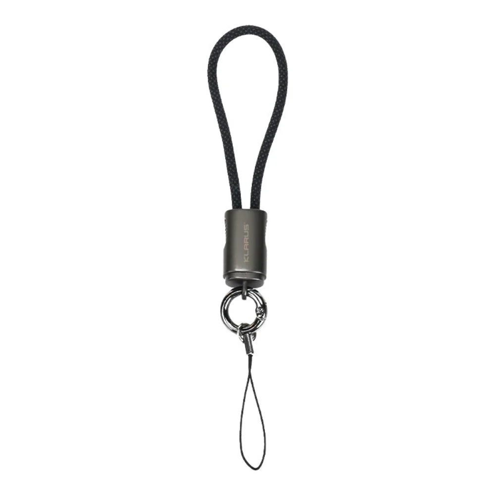 Klarus KC01 65W USB-C Braided Charging and Data Cable Keychain Lanyard