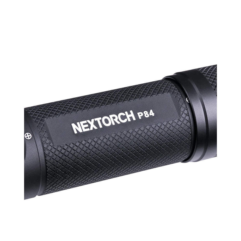 NEXTORCH P84 3000 Lumen Rechargeable Duty Flashlight with Red and Blue Signal Light