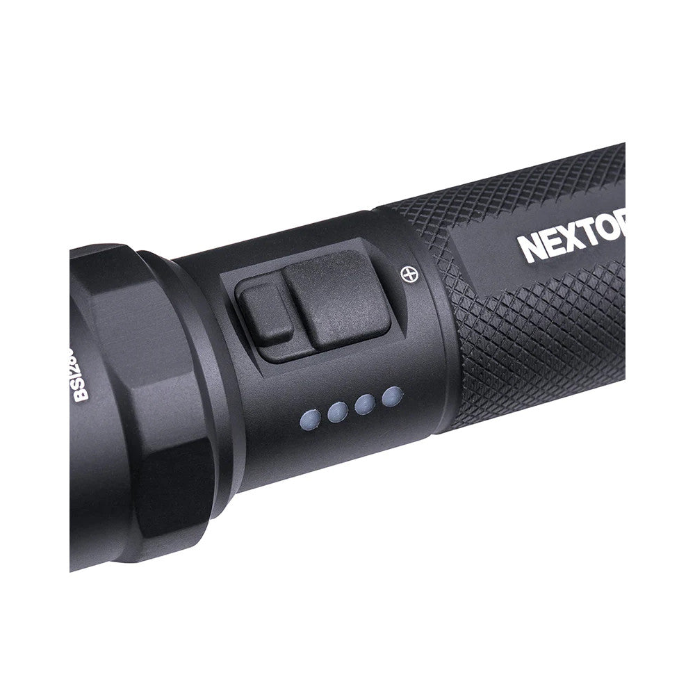 NEXTORCH P84 3000 Lumen Rechargeable Duty Flashlight with Red and Blue Signal Light
