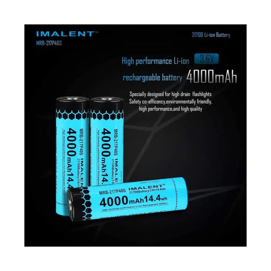 Imalent MRB-217P40S 21700 Rechargeable Li-ion Battery – 4000mAh