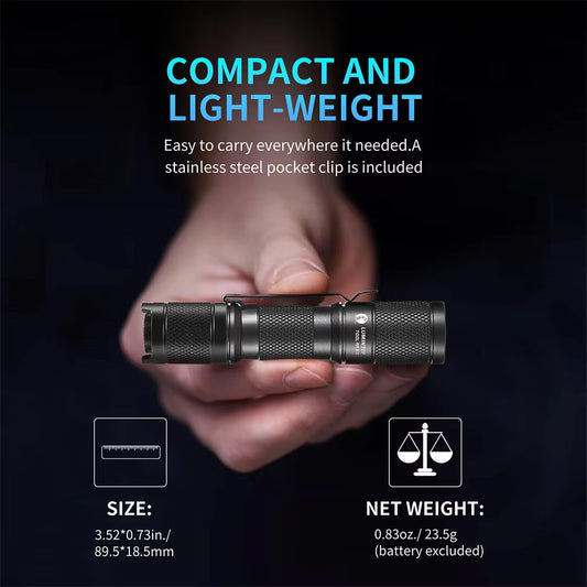 Lumintop TOOL AA 3.0 900 Lumen Pocket Flashlight - 138 Metres