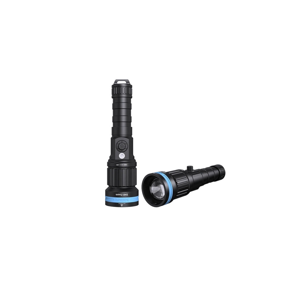 XTAR D40 ZOOM 1600 Lumen Adjustable Beam Dive Light
