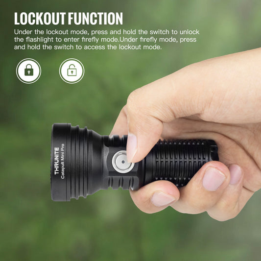 ThruNite Catapult Mini Pro 2588 Lumen Rechargeable Pocket Sized Thrower - 566 Metres