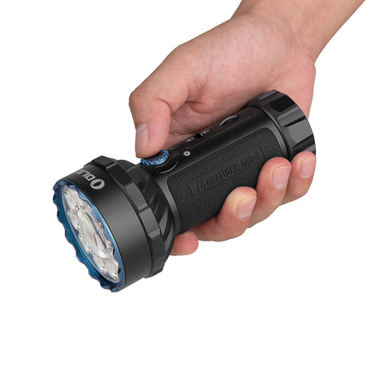 Olight Marauder Mini 7000 Lumen Rechargeable Flood/Spot Searchlight with RGB LEDs - 600 Metres
