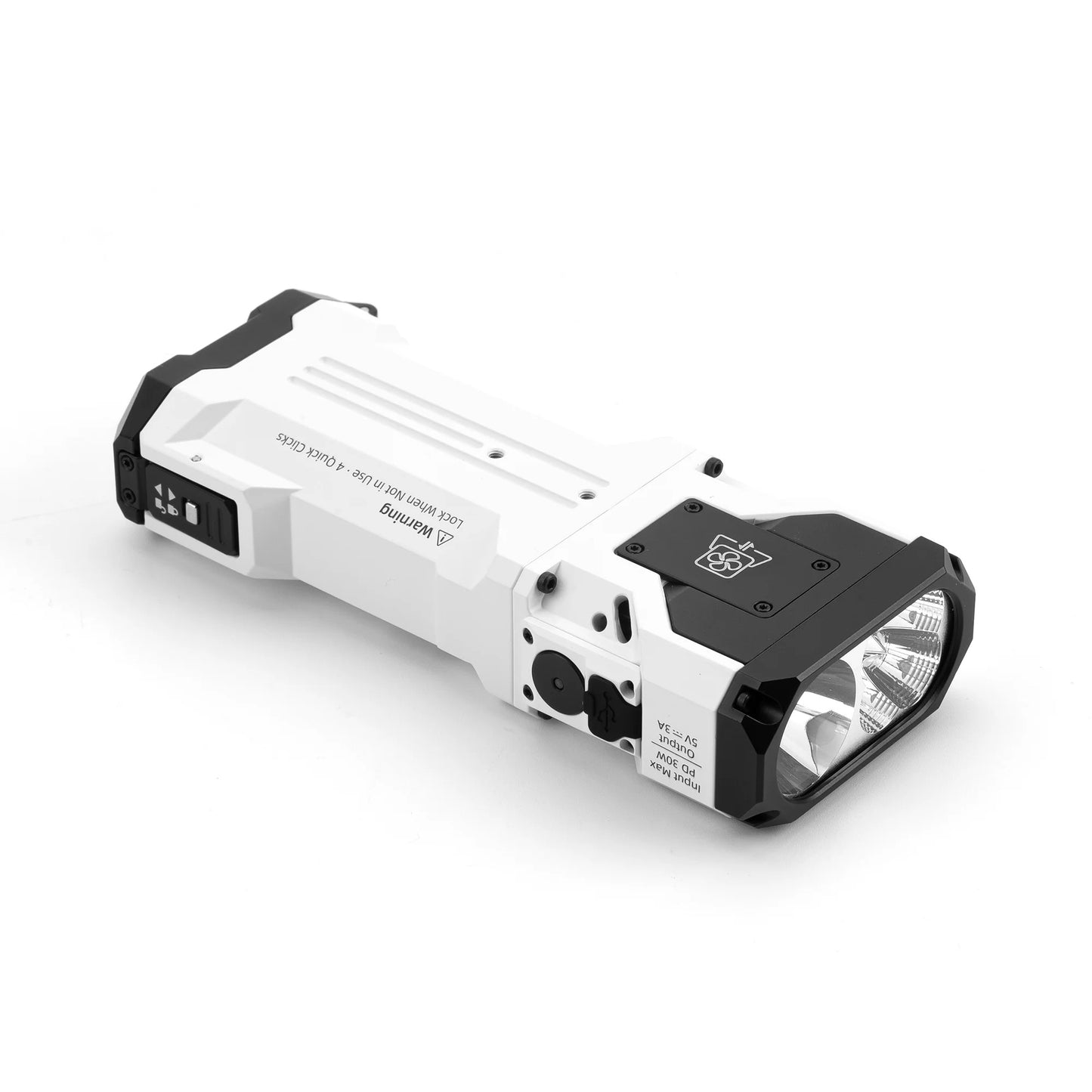 Wuben X1 Pro 12,300 Lumens Rechargeable Power Bank EDC Flashlight (White)