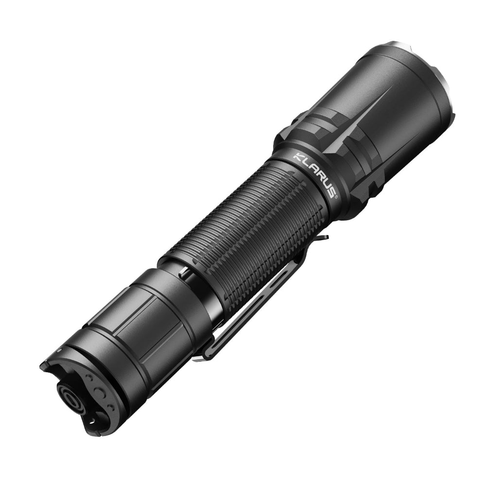 Klarus XT12R 2000 Lumen USB-C Rechargeable Dual Switch Tactical Torch - 500 Metres