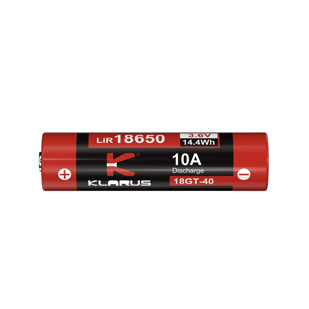 Klarus 18GT-40 18650 Rechargeable 4000mAh 3.6V Li-ion Battery