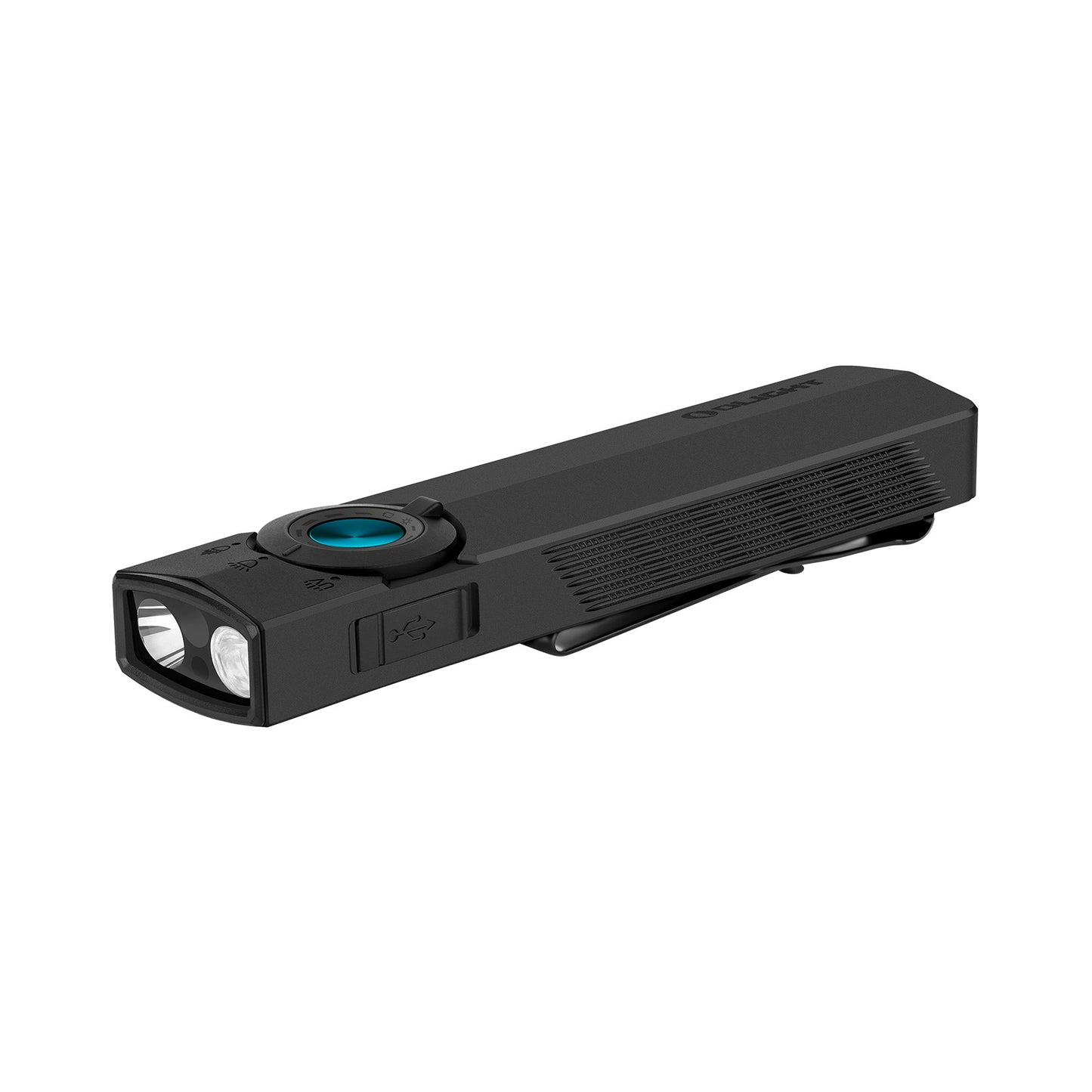 Olight ArkPro – Flat Unibody EDC Torch with Multi-Light Sources, Matte Black - 1500 Lumens, 205 Metres