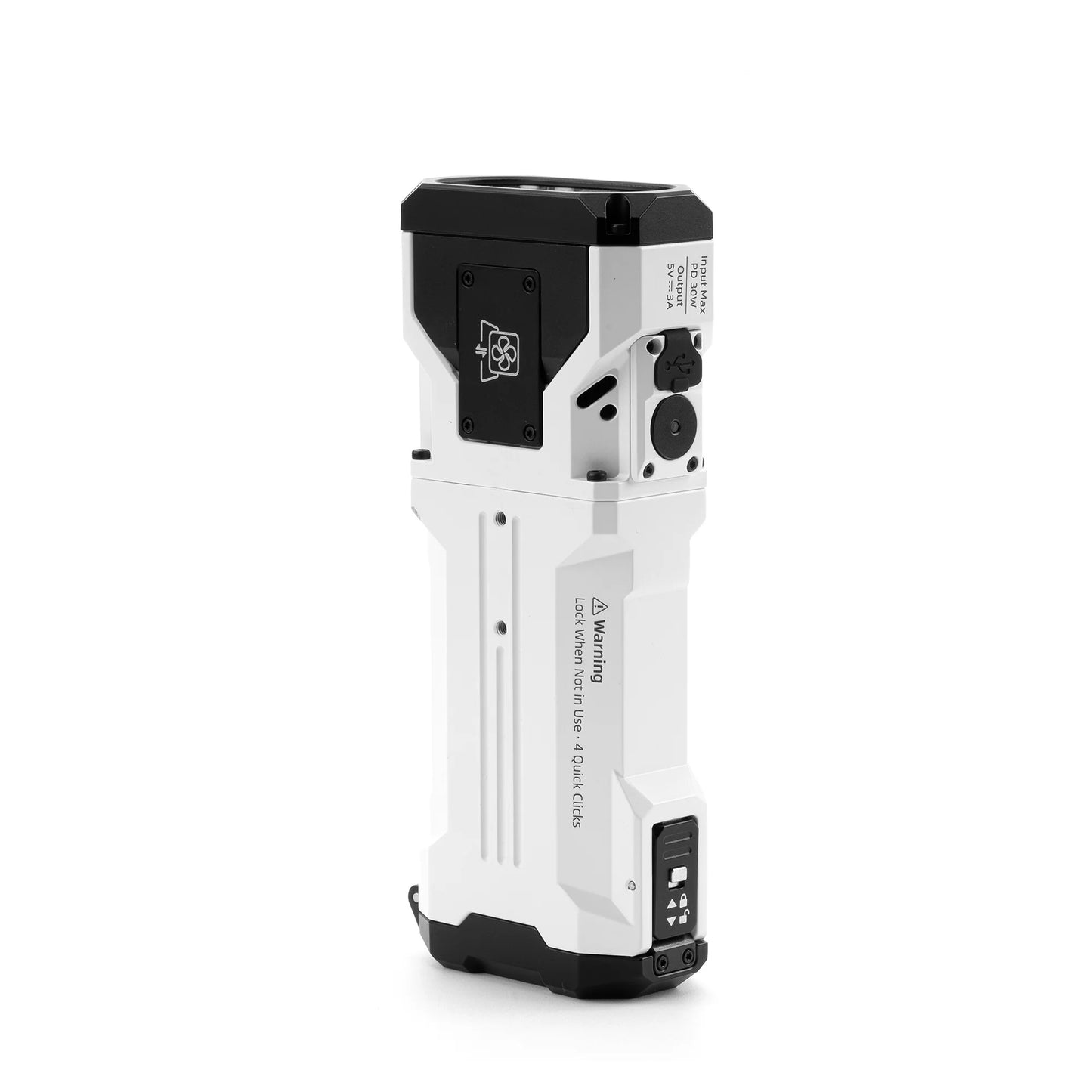Wuben X1 Pro 12,300 Lumens Rechargeable Power Bank EDC Flashlight (White)