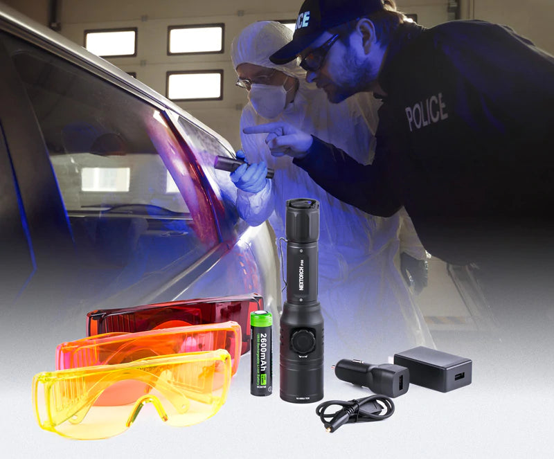NEXTORCH P56 Forensic Flashlight UV/IR/Red/Green/Blue