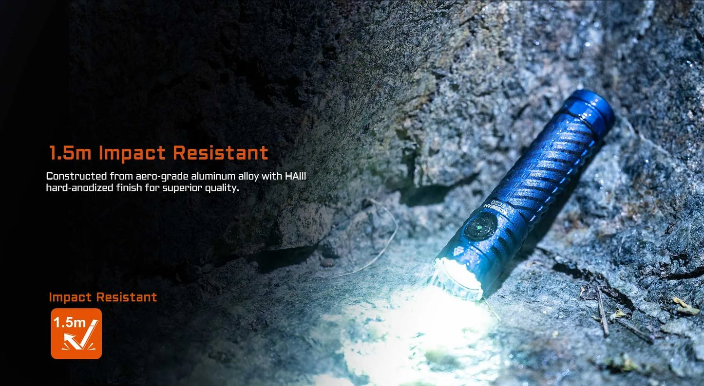 AceBeam EC20 2900 Lumen RGBW Pocket Flashlight with Magnetic Base - 381 Metres (Desert Nichia)