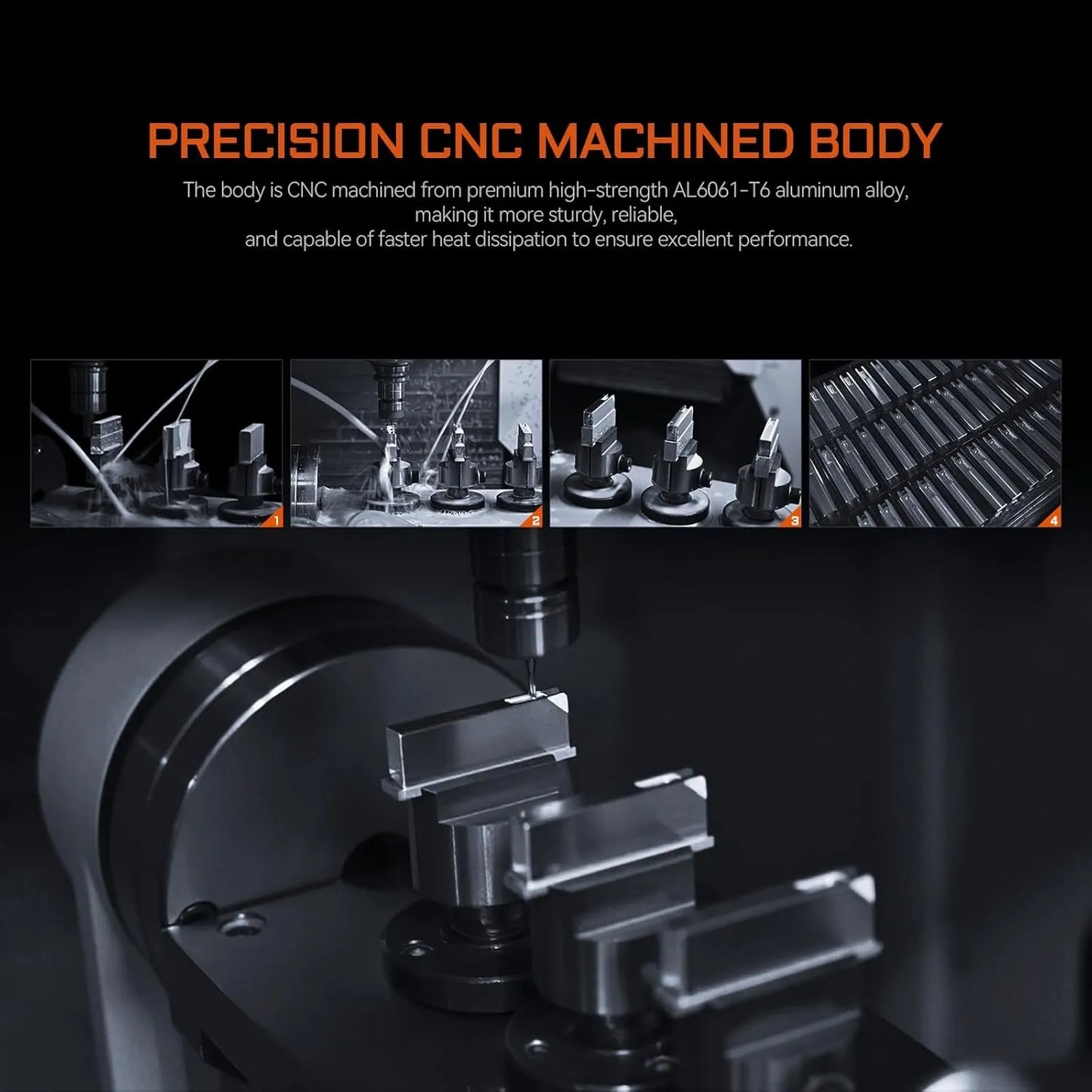 AceBeam Keylite 500 500 Lumen USB-C Keychain Light Black - 70 Metres