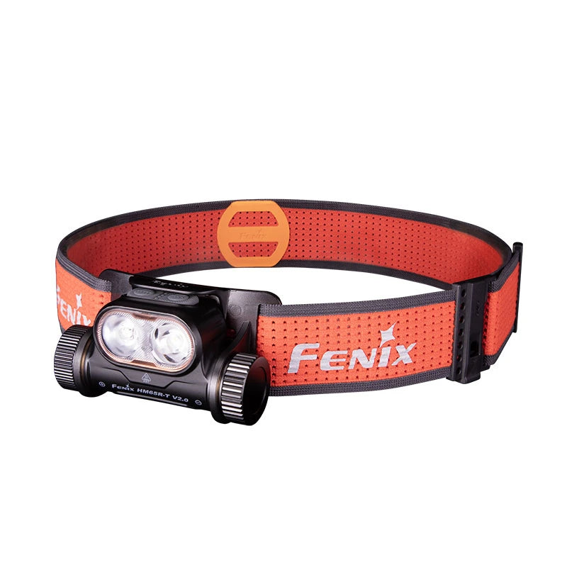Fenix HM65R-T V2.0 headlamp with E04R clip-on light
